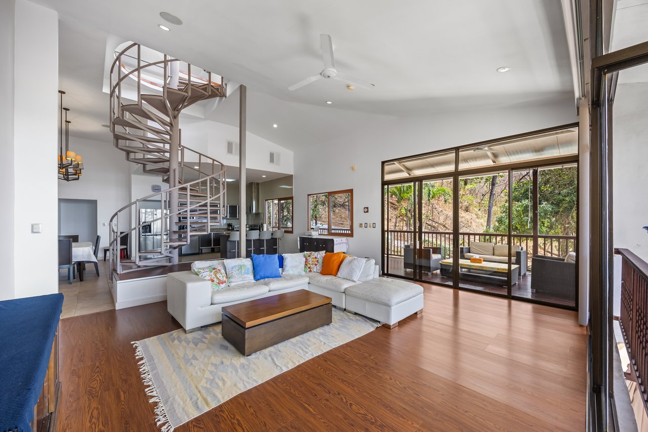 Casa Veranera & Bonus Lot | Elegant 7-Bedroom Coastal Estate with Ocean Views Steps from Playa Flamingo