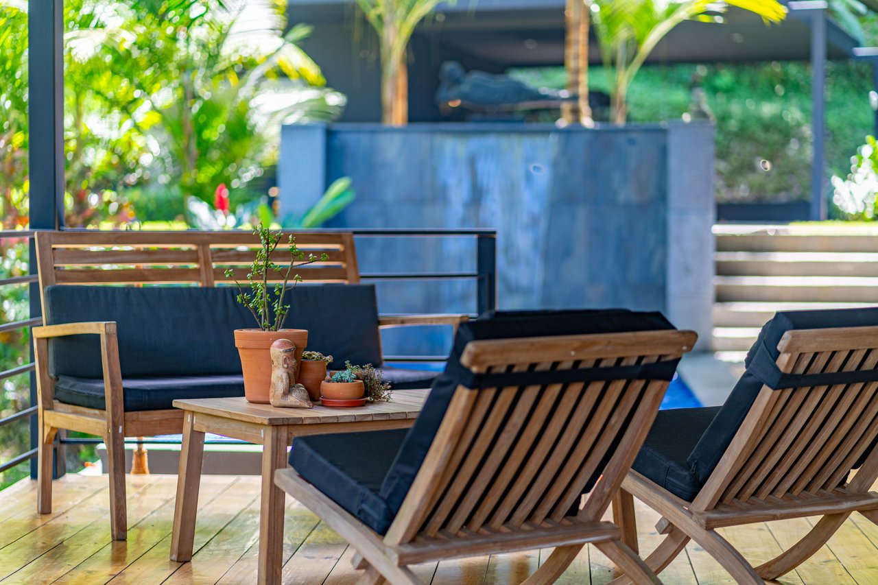 Escaleras Modern Elegance with Ocean Window Views and Jungle Tranquility, Dominical Costa Rica