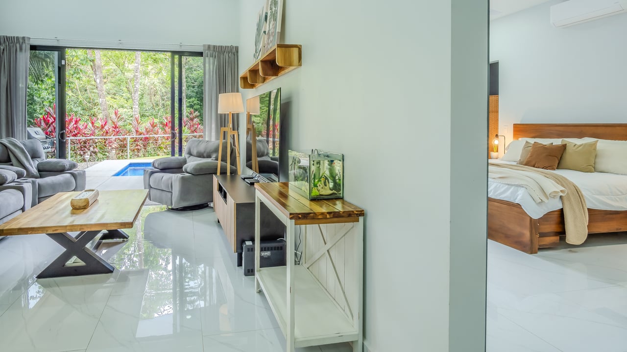 Modern 3-Bed Jungle Home with River and Pool in Cinco Ventanas Ojochal