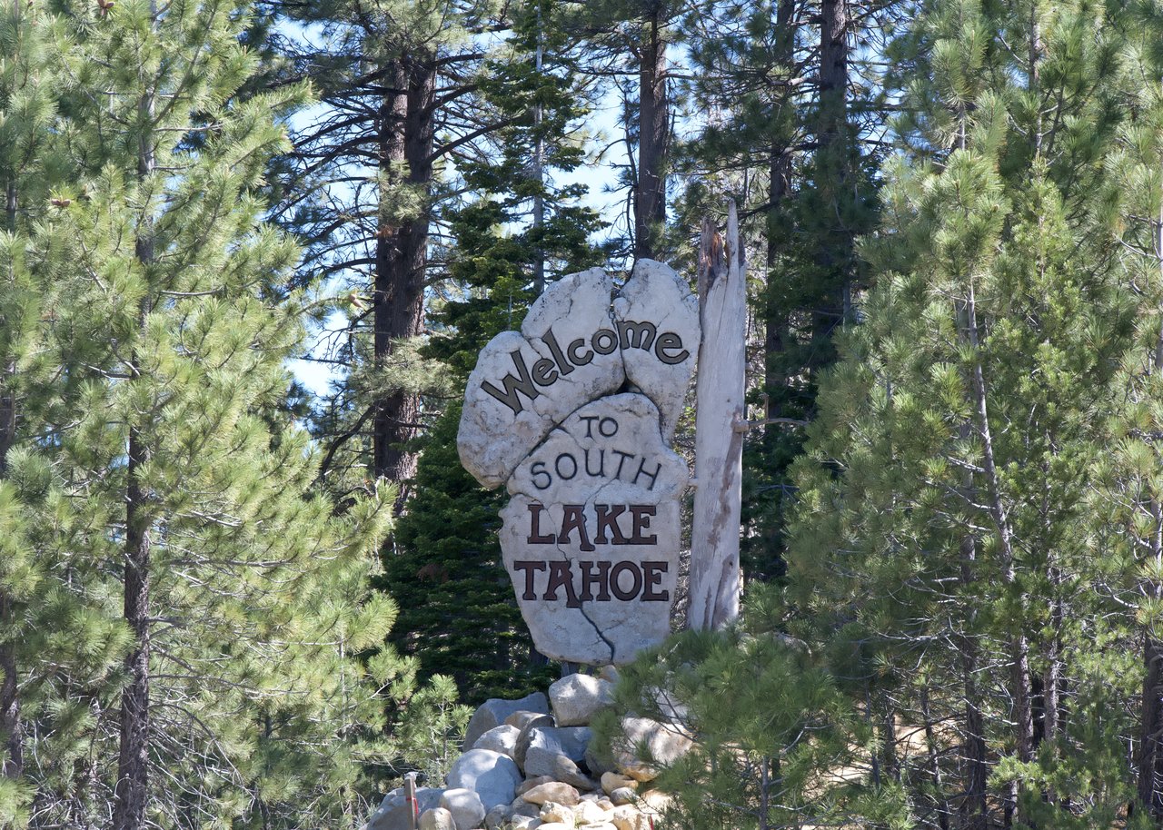 Scenic view of Lake Tahoe homes, highlighting real estate opportunities following the overturn of Measure T in South Lake Tahoe