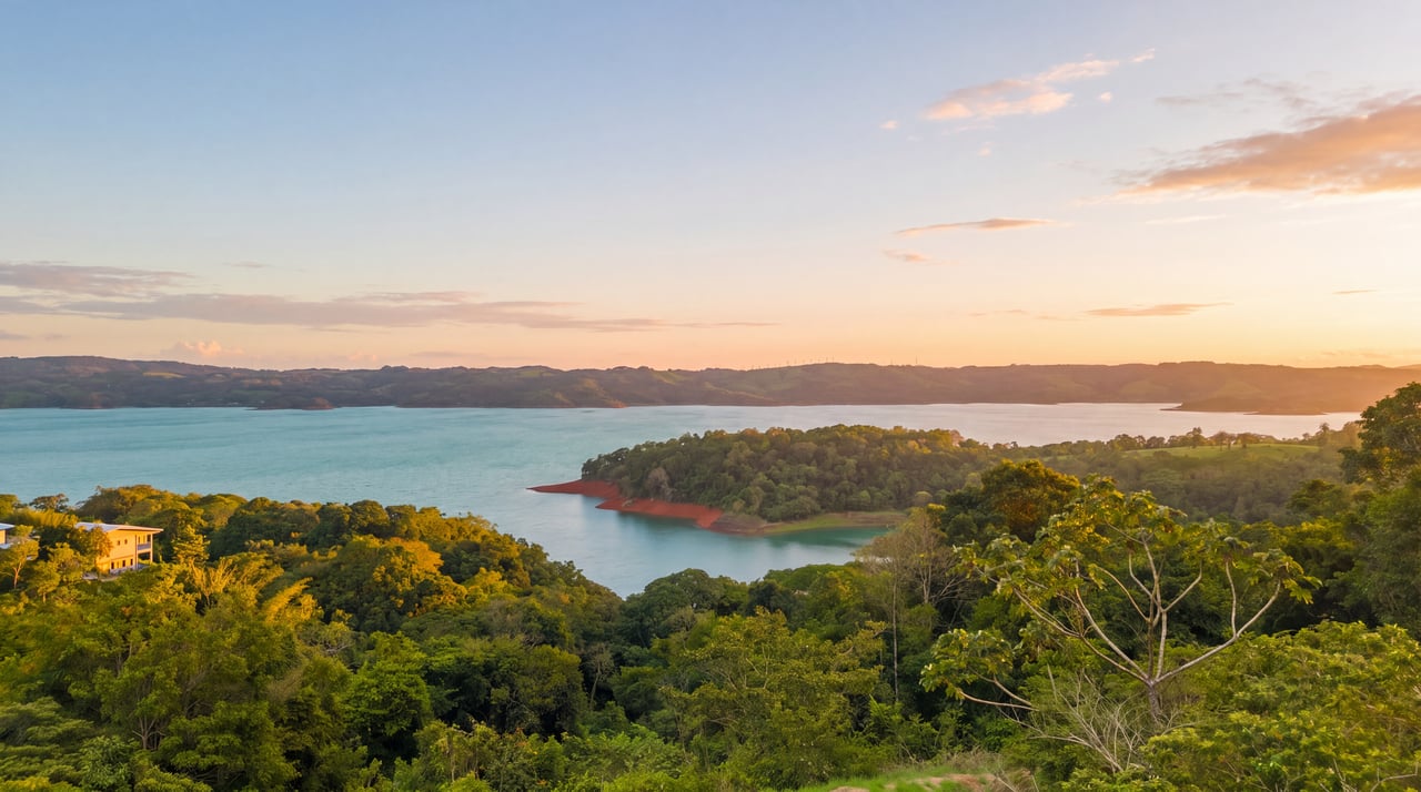 LAKEFRONT LOT - TURTLE COVE - LAKE ARENAL 