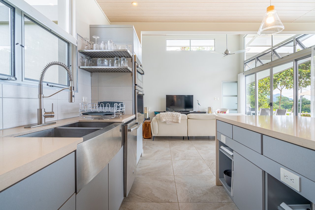 Villa Blü – An Elevated Oasis in Uvita, Jaw Dropping Views of the Whales Tail and Osa!