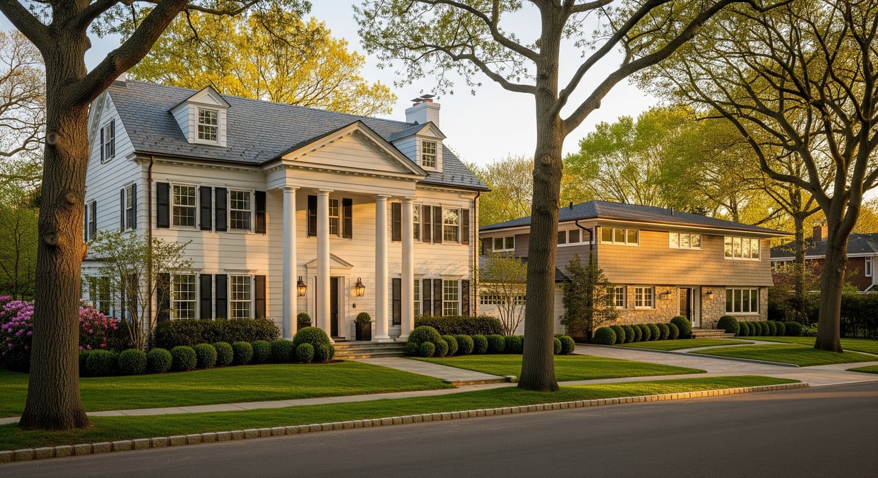 Colonial vs Split‑Level Homes In Roslyn