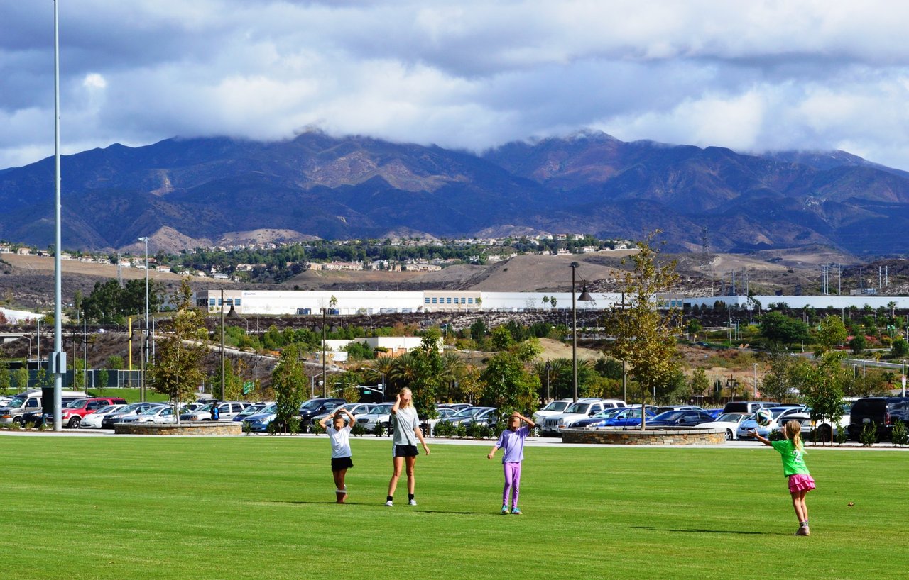 Lake Forest Sports Park fields during the November 2014 opening celebration