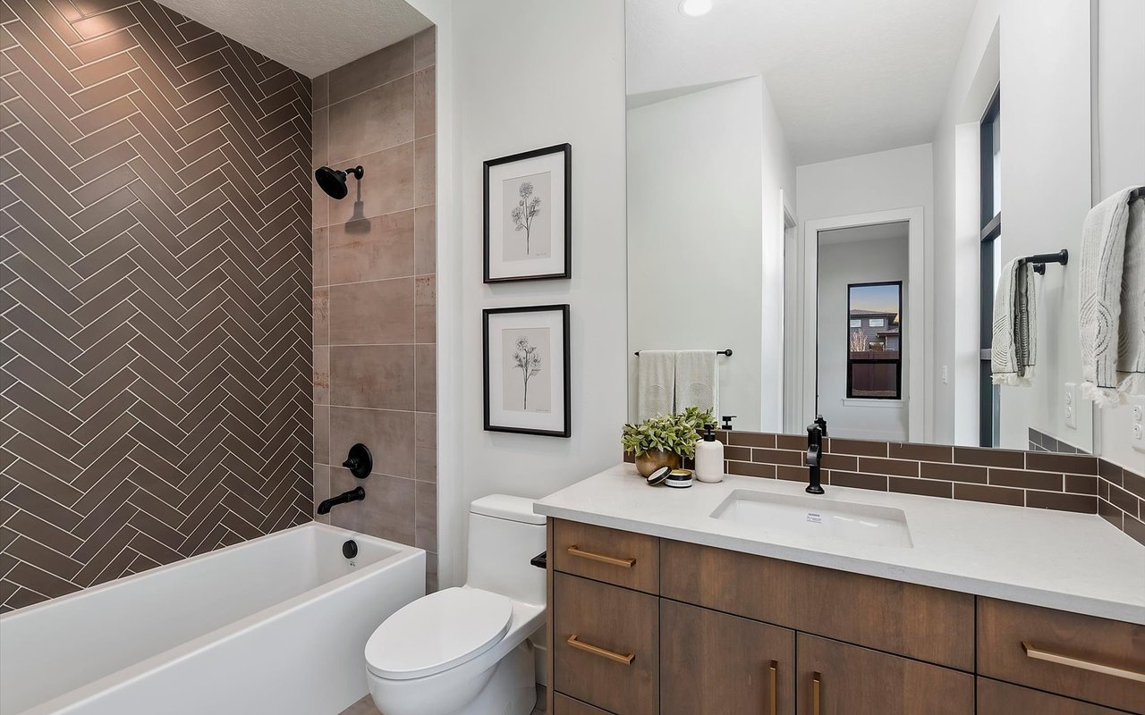 New Construction Home With Volcano Granite Island