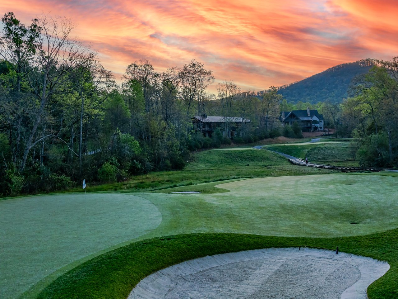 Sunset at The Cliffs at Walnut Cove