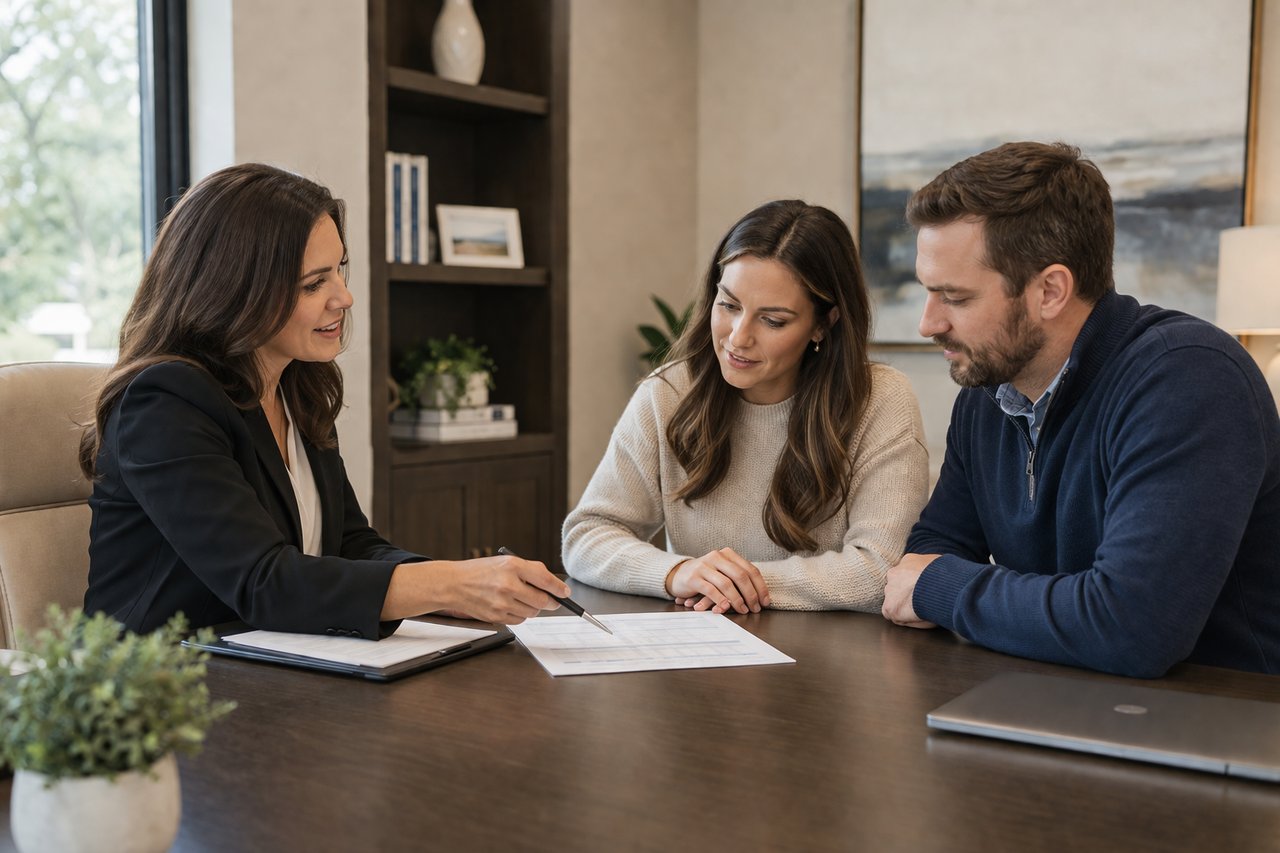 Buyer reviewing closing costs for a home purchase in San Luis Obispo County