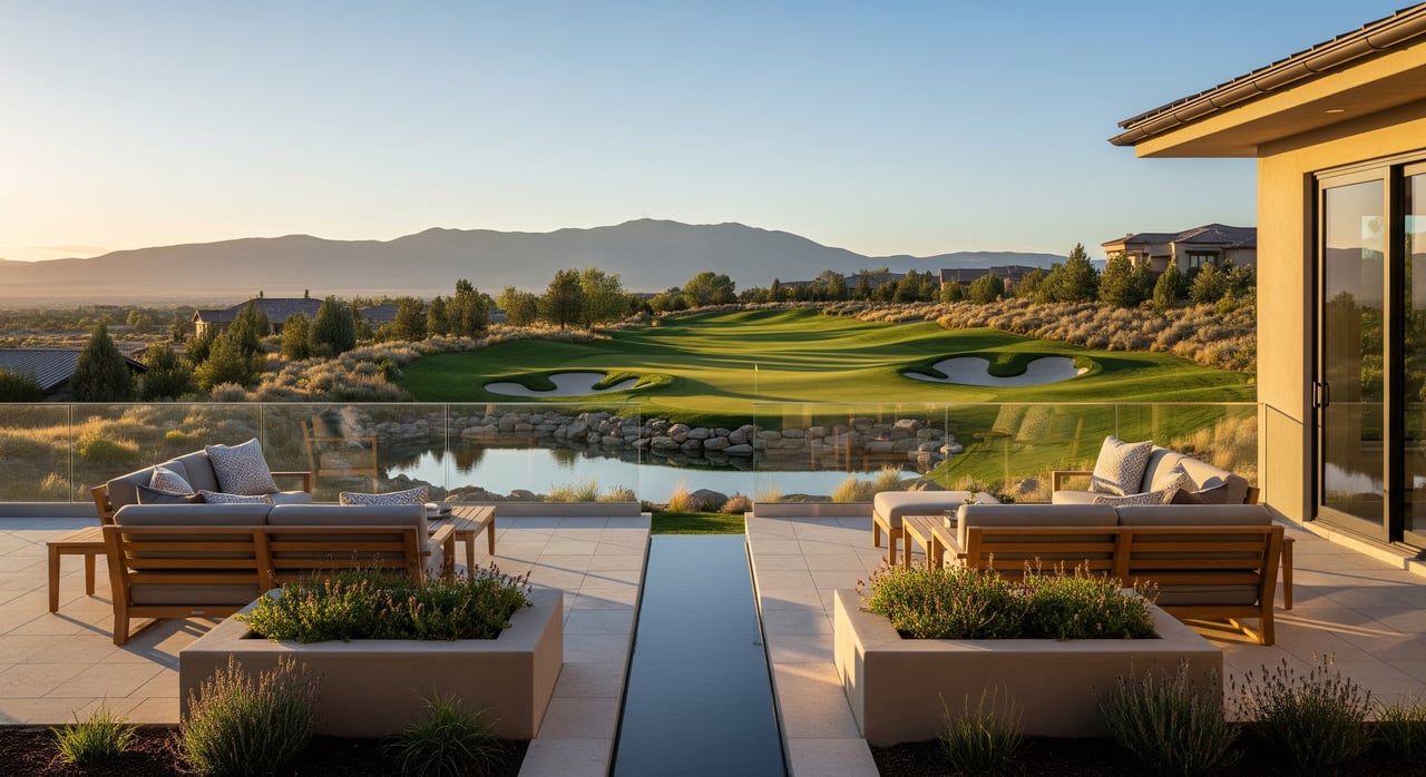 Photographing Golf Views For Montreux Listings