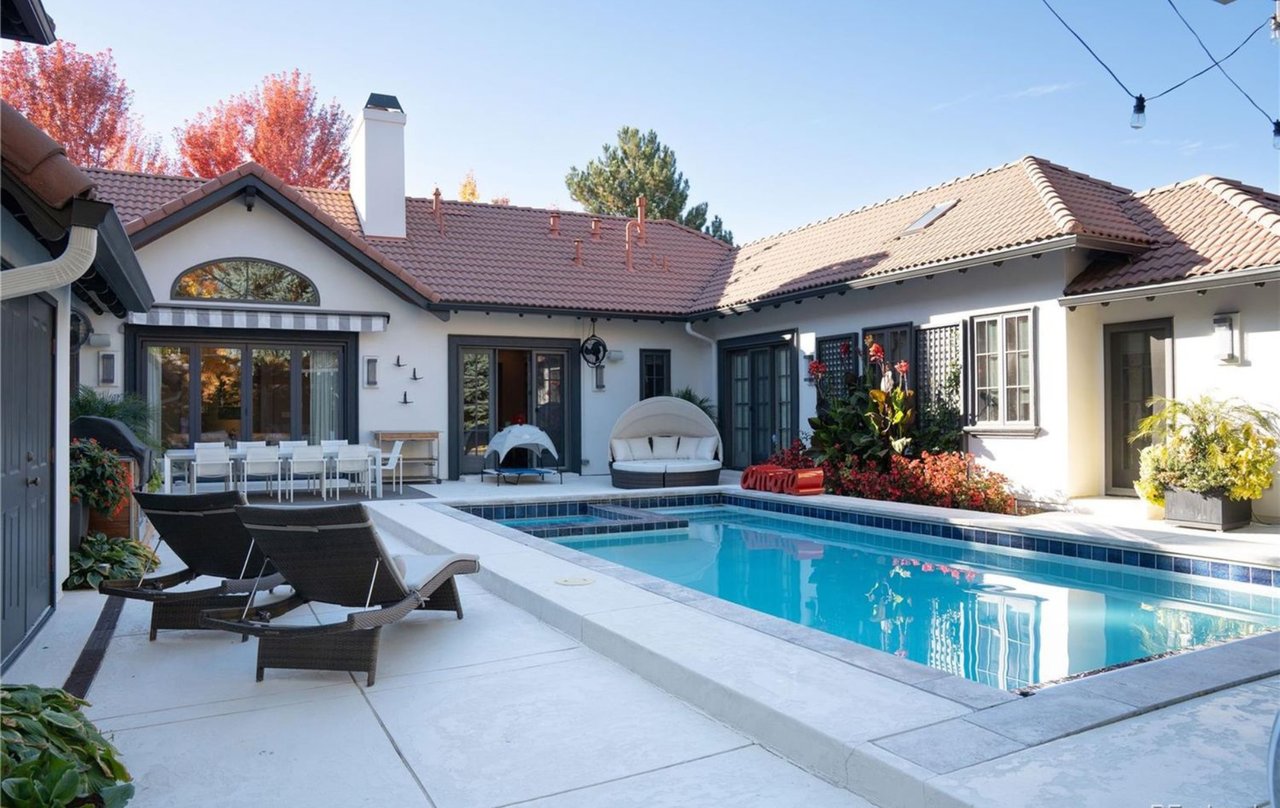 Luxury homes in Denver with pool during spring real estate market