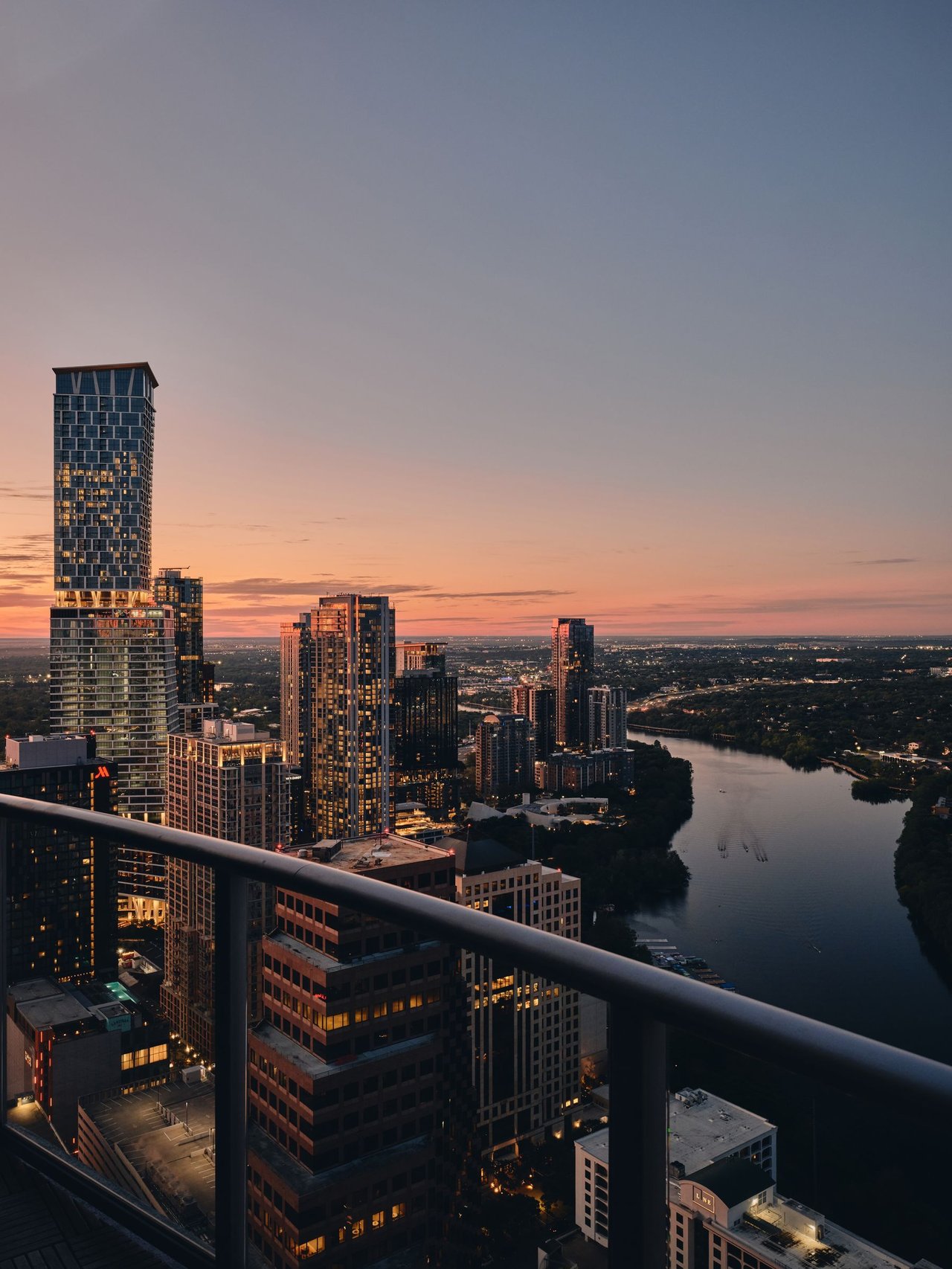 Panoramic Views of Living Art at The Austonian