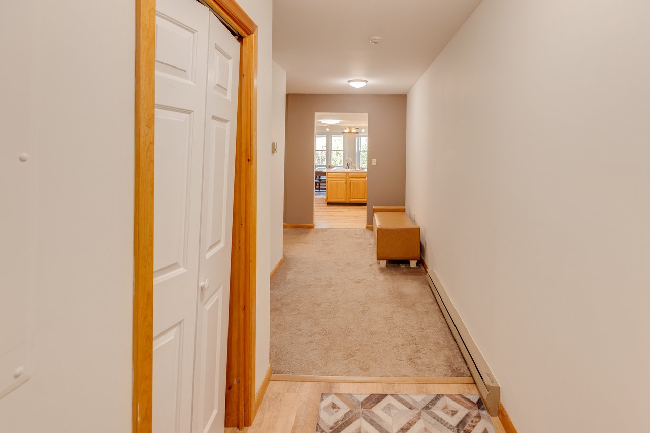 Ski Season Rental with panoramic water and mountain views