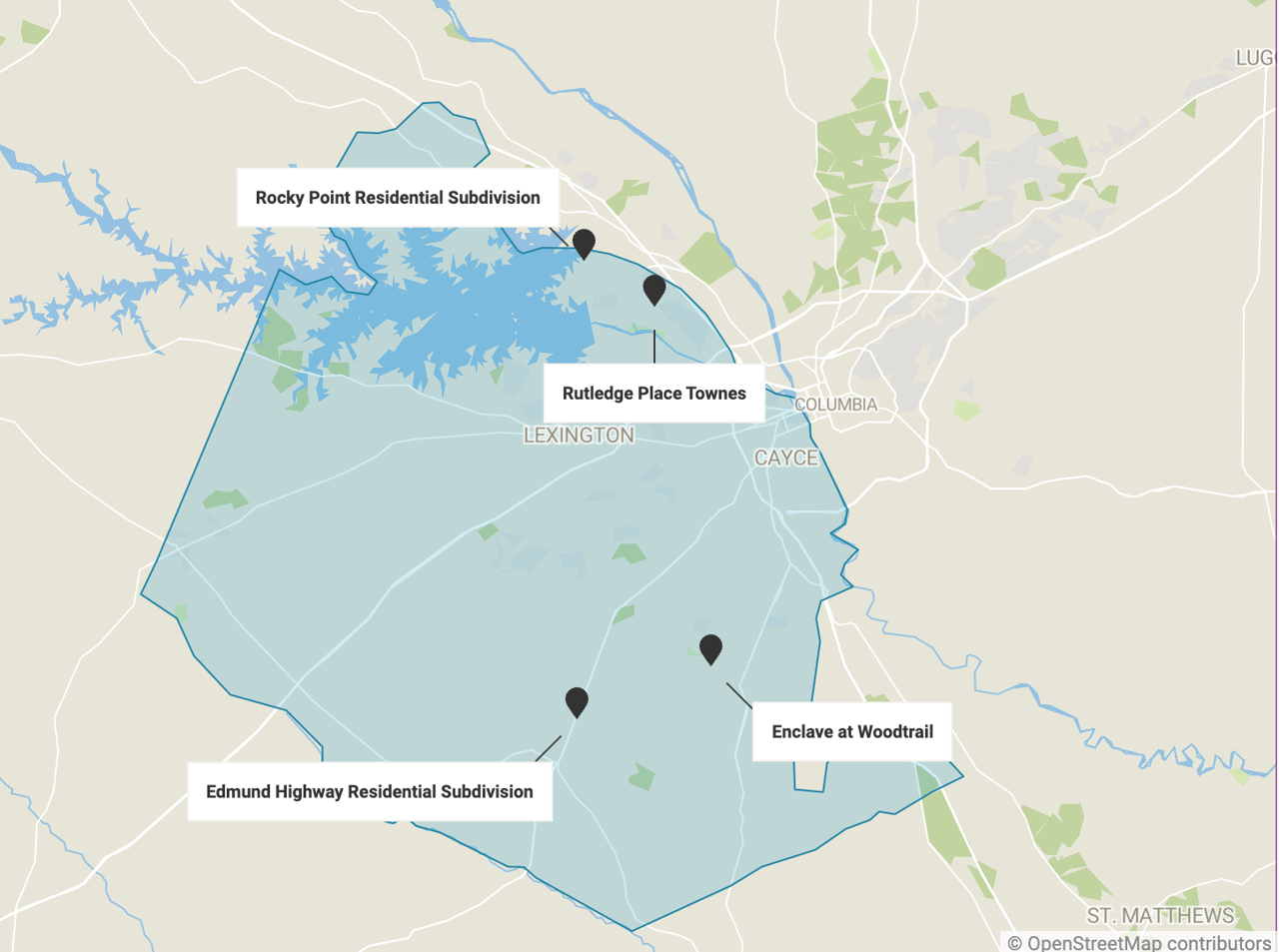 Nearly 400 New Homes Proposed in Lexington County
