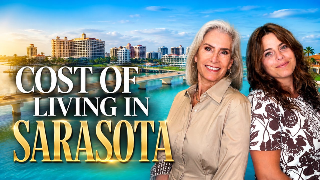 Danielle Gladding and Alison Kanter discussing the cost of living in Sarasota, Florida