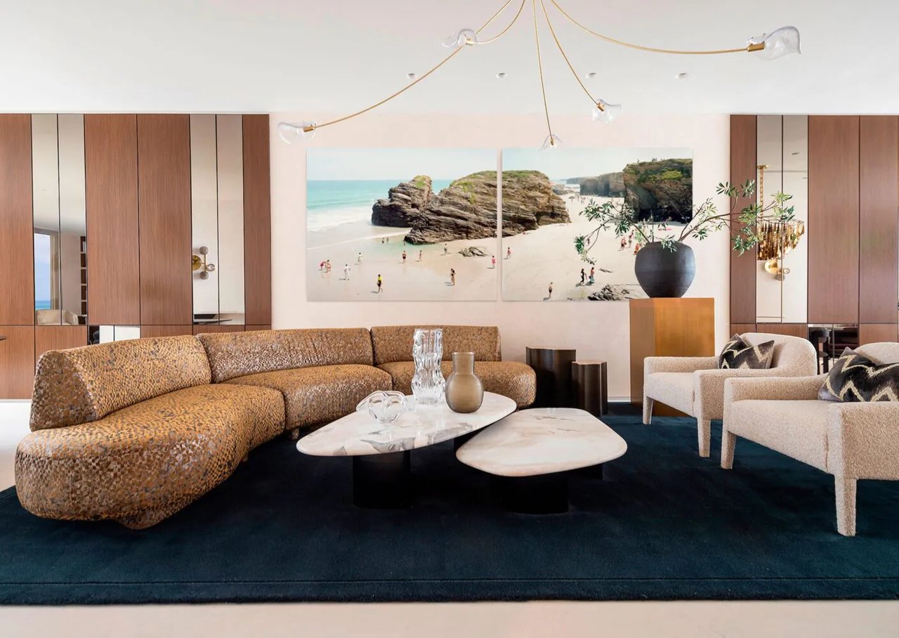 Waterfront estate at Apogee South Beach overlooking the Atlantic Ocean.