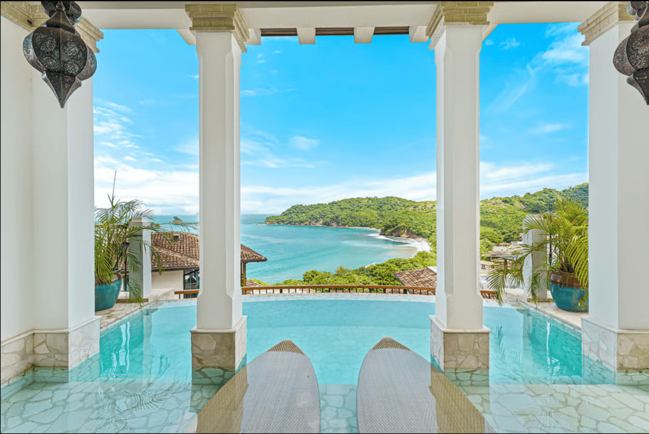 Villa Santorini | Four-level Oceanview Costa Rica’s Premier Car-free Beach Town.