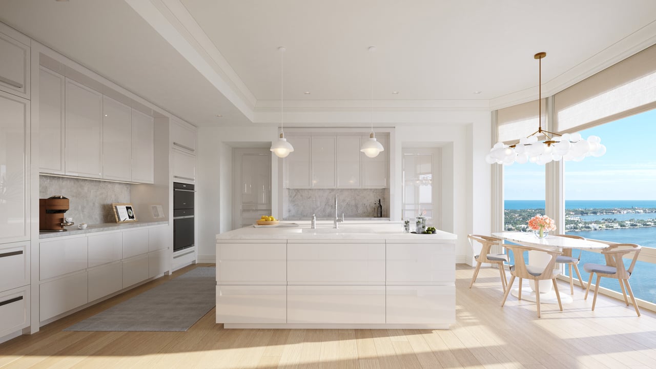 South Flagler House  interior kitchen
