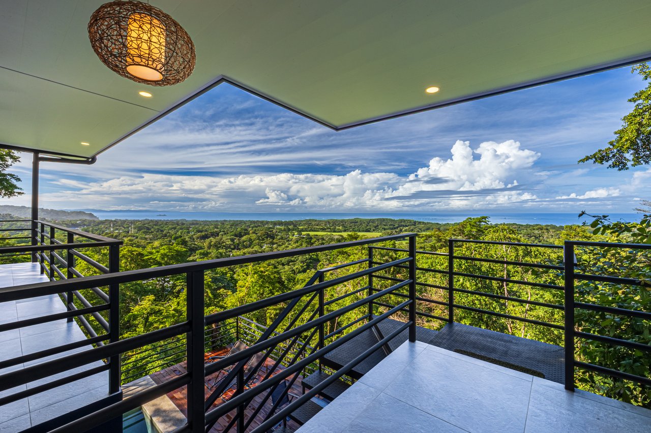 Villa del Altamonte, Best Ocean View Home in the Hills of Uvita.