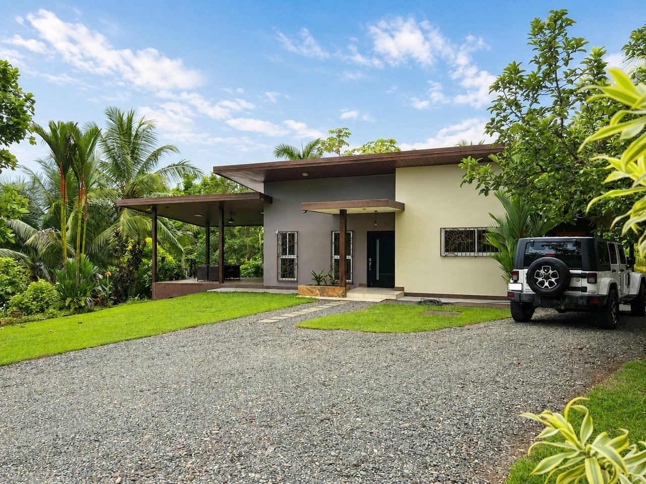 Private Single-Level Home on 1.25 Gated Acres with Fruit Trees
