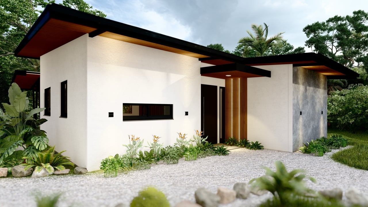 Brand New 2 Bedroom Home on Acreage Backing onto Jungle and Creek