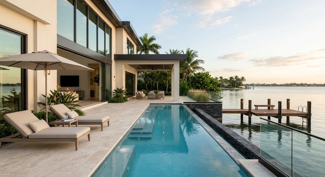 Living On The Water In Aqualane Shores