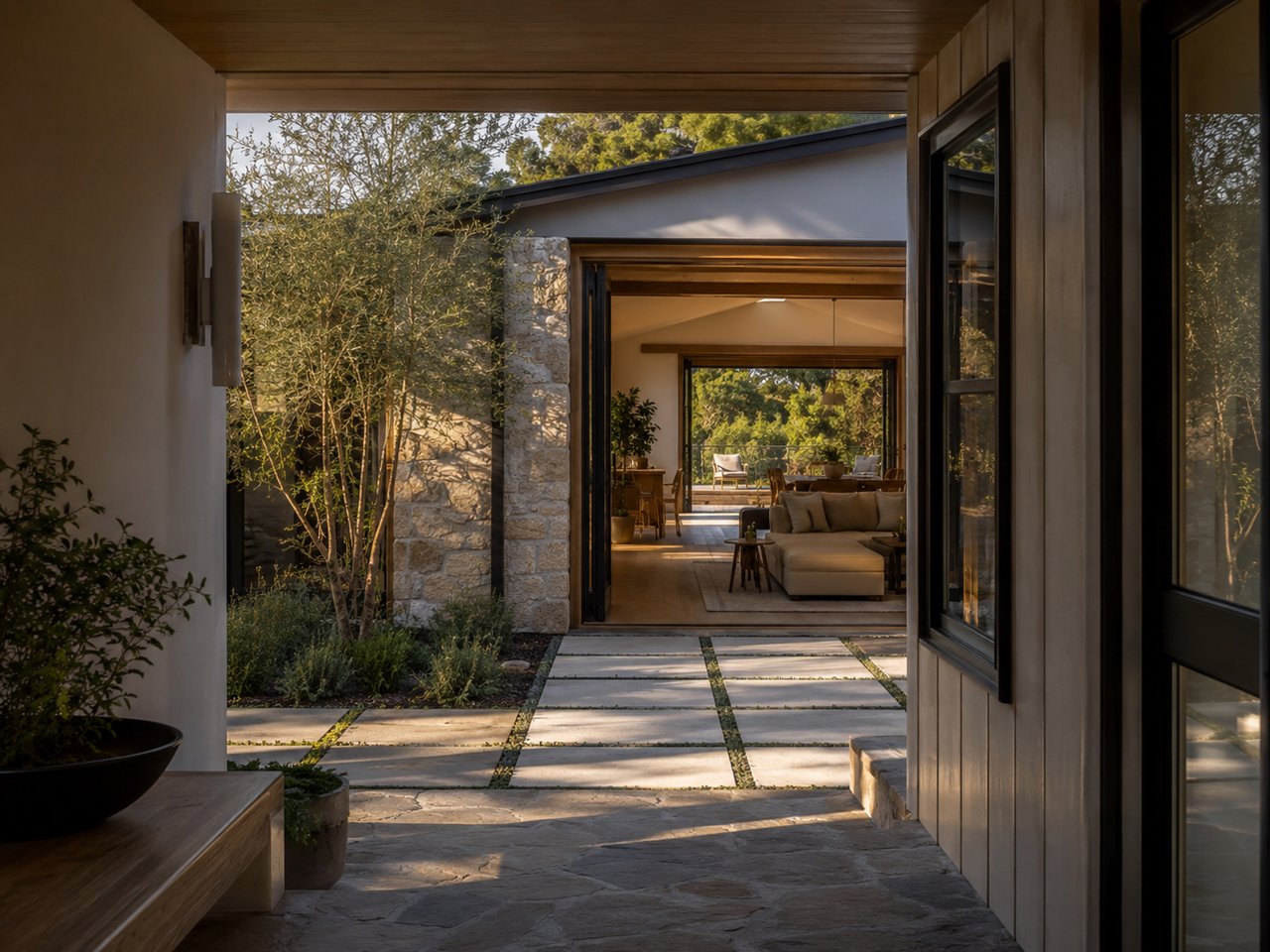 Central Coast residence prepared for serious buyers with open sightlines, natural light, and clearly defined living spaces.