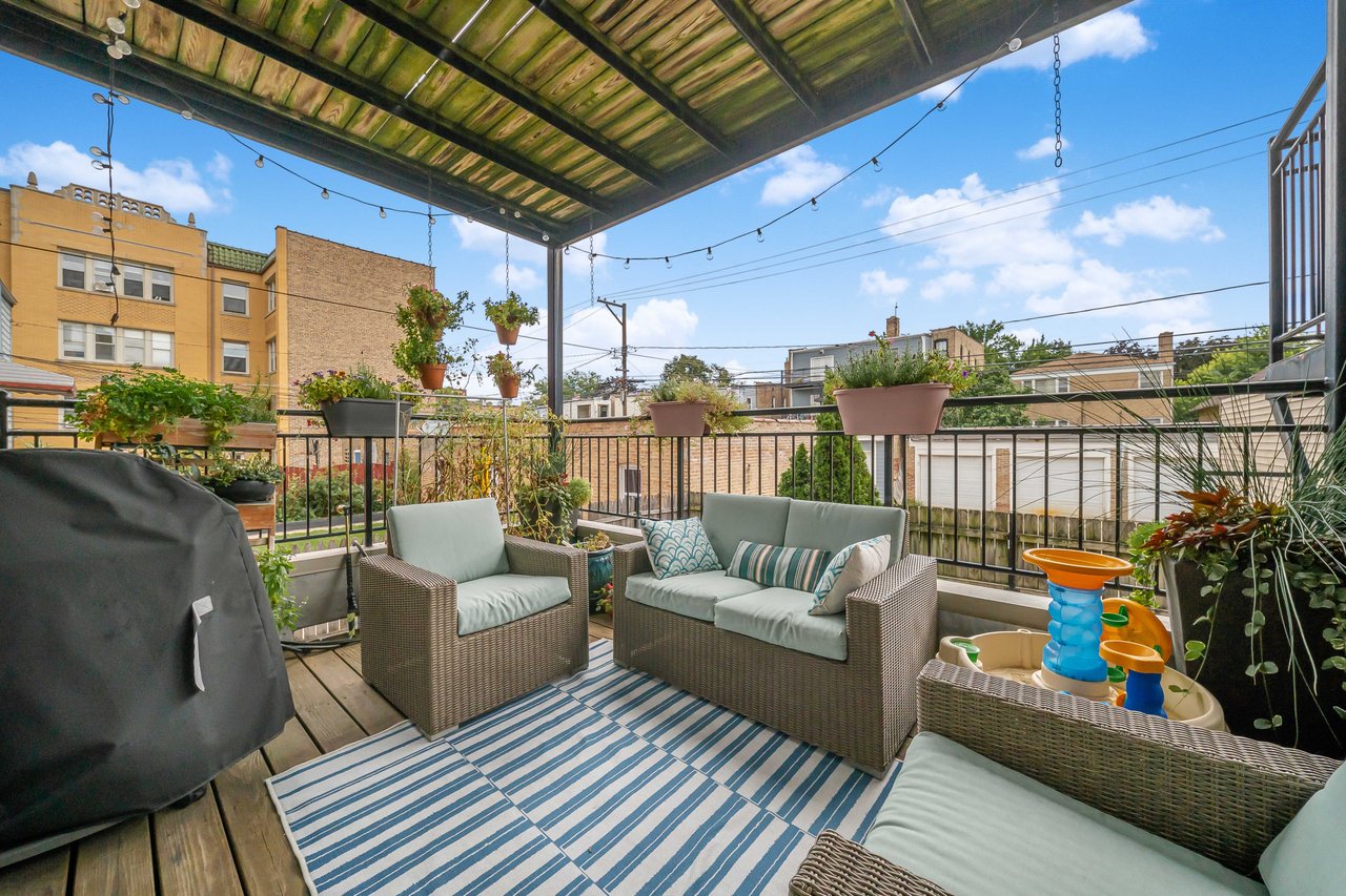 Private deck with grill and outdoor seating
