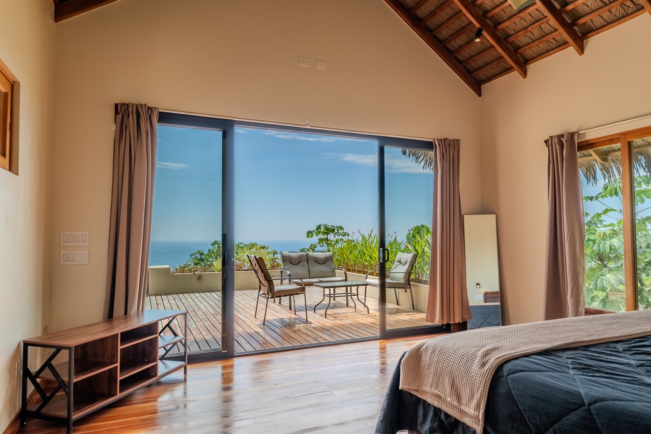 The Best Ocean View Home in Dominical |3 br, 3 ba, 2.2 Acres