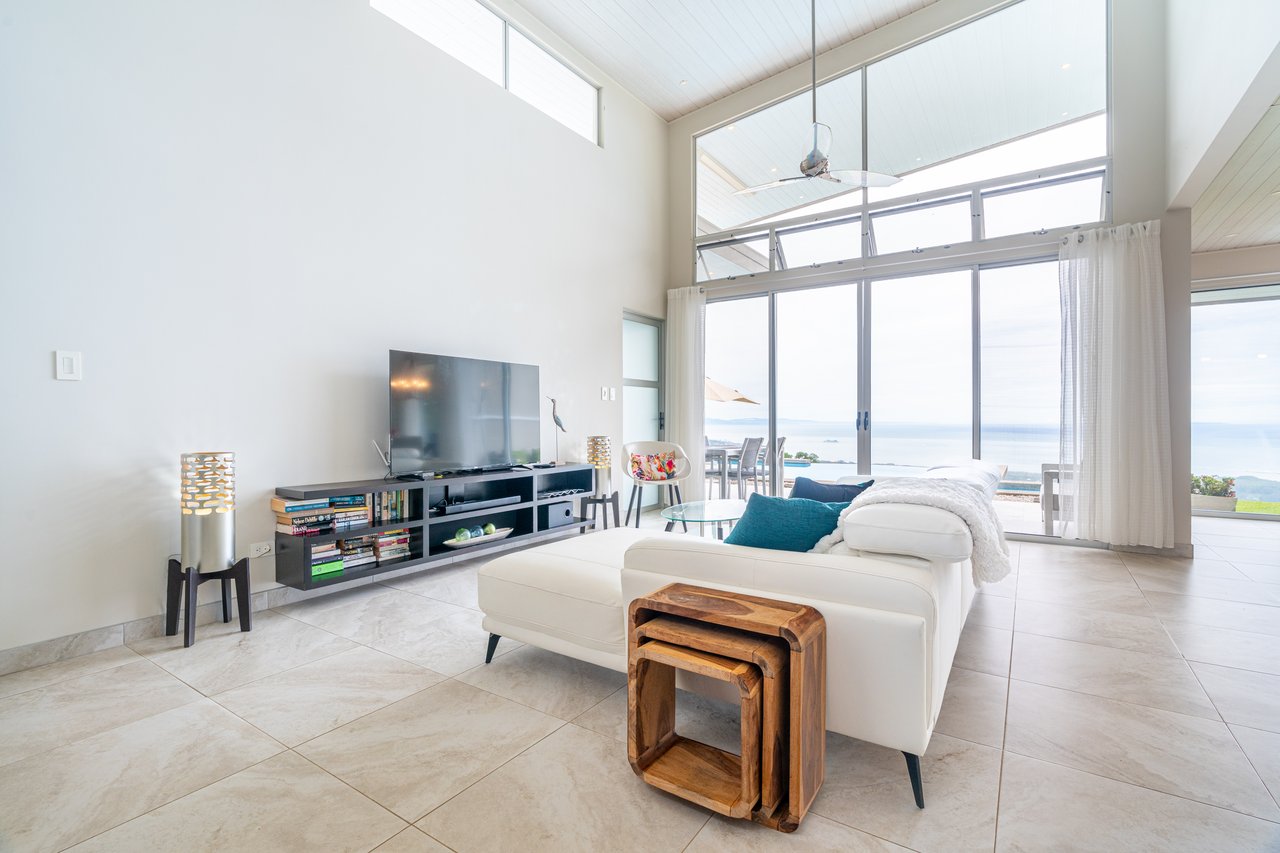Villa Blü – An Elevated Oasis in Uvita, Jaw Dropping Views of the Whales Tail and Osa!