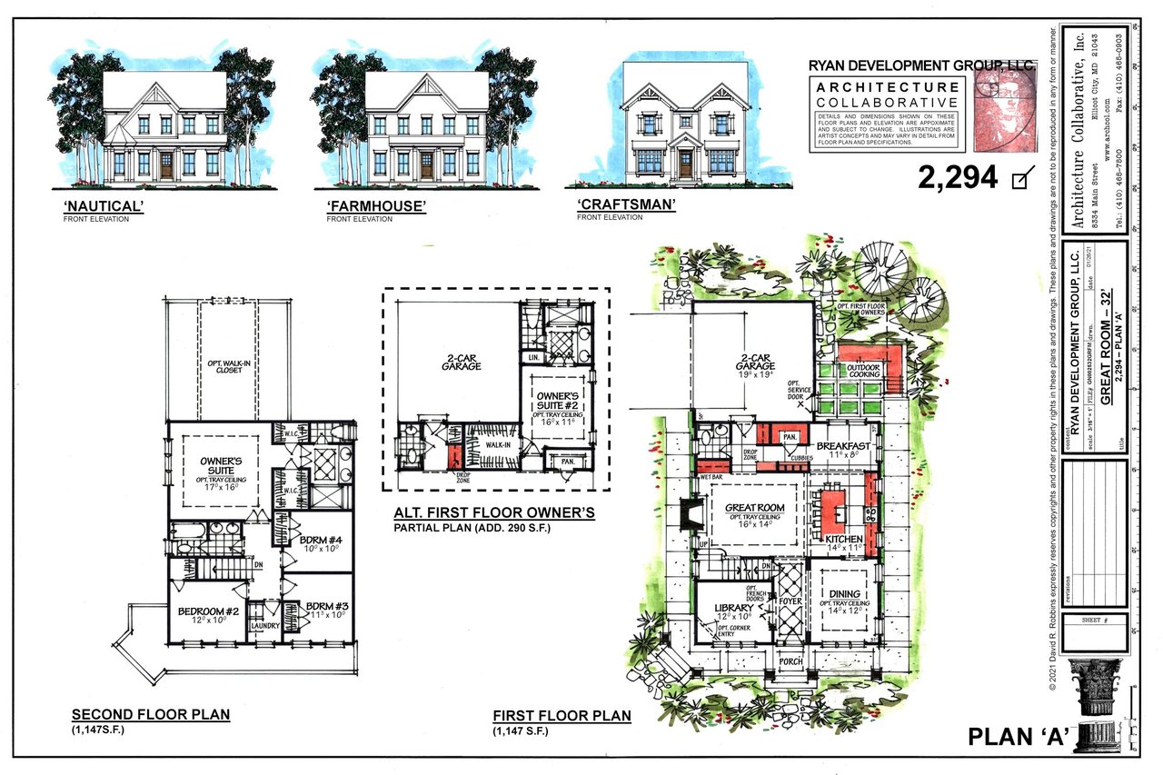 Plan A for Lots #6, #7 and #8