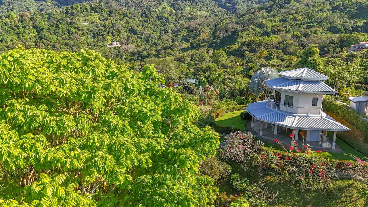 Ocean, Jungle & Mountain View Home in Ojochal | Protected Jungle Setting