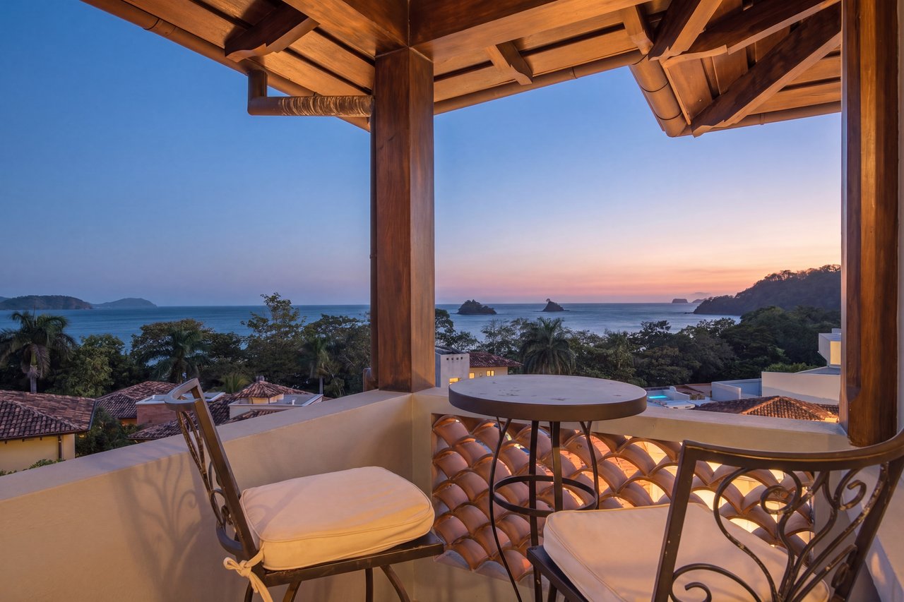 7 Calle La Ronda | Elegant 3-Story Ocean View Hillside Home in Las Catalinas