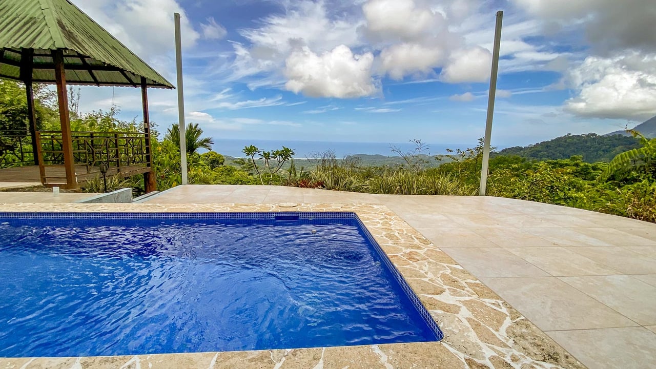 3-Bed Ocean View Home Near Ojochal, Costa Rica | 2.75 Acre Jungle Property