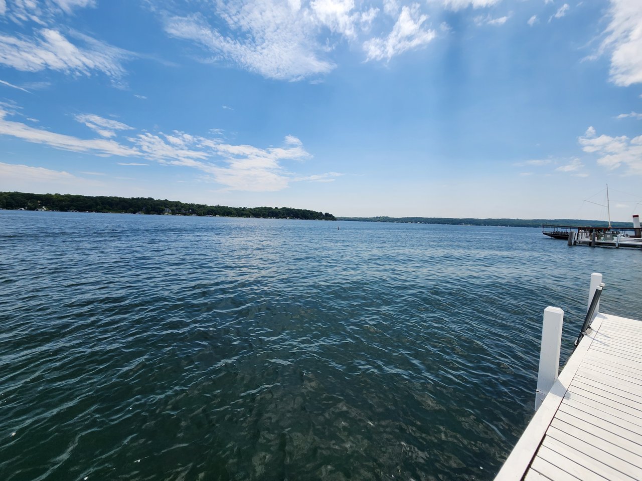 view of Geneva Lake from Williams Bay