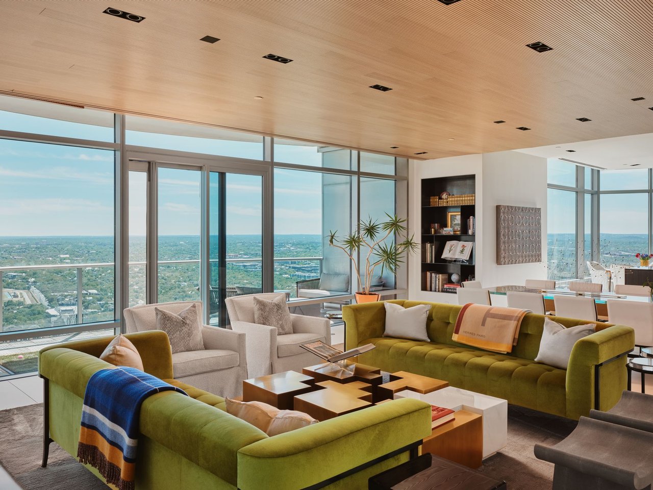 Panoramic Views of Living Art at The Austonian