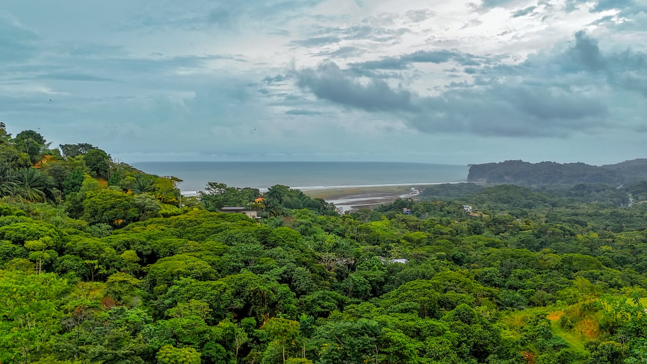 Ocean View Home for Sale in Ojochal with Pool & Jungle Views