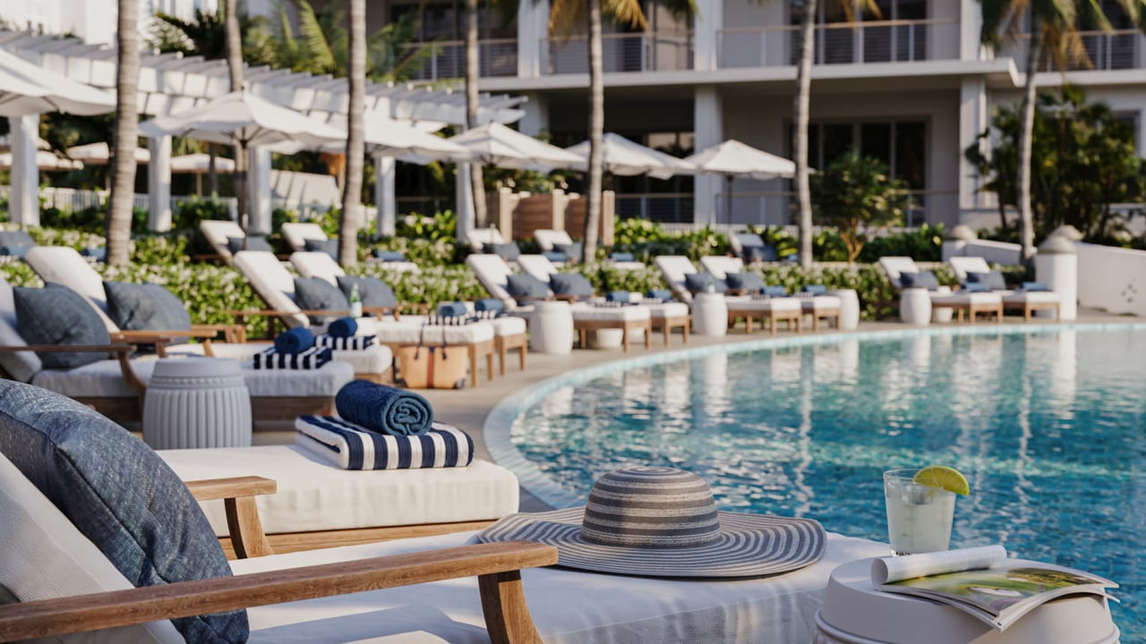 Naples Beach Club Four Seasons Resort Poolside