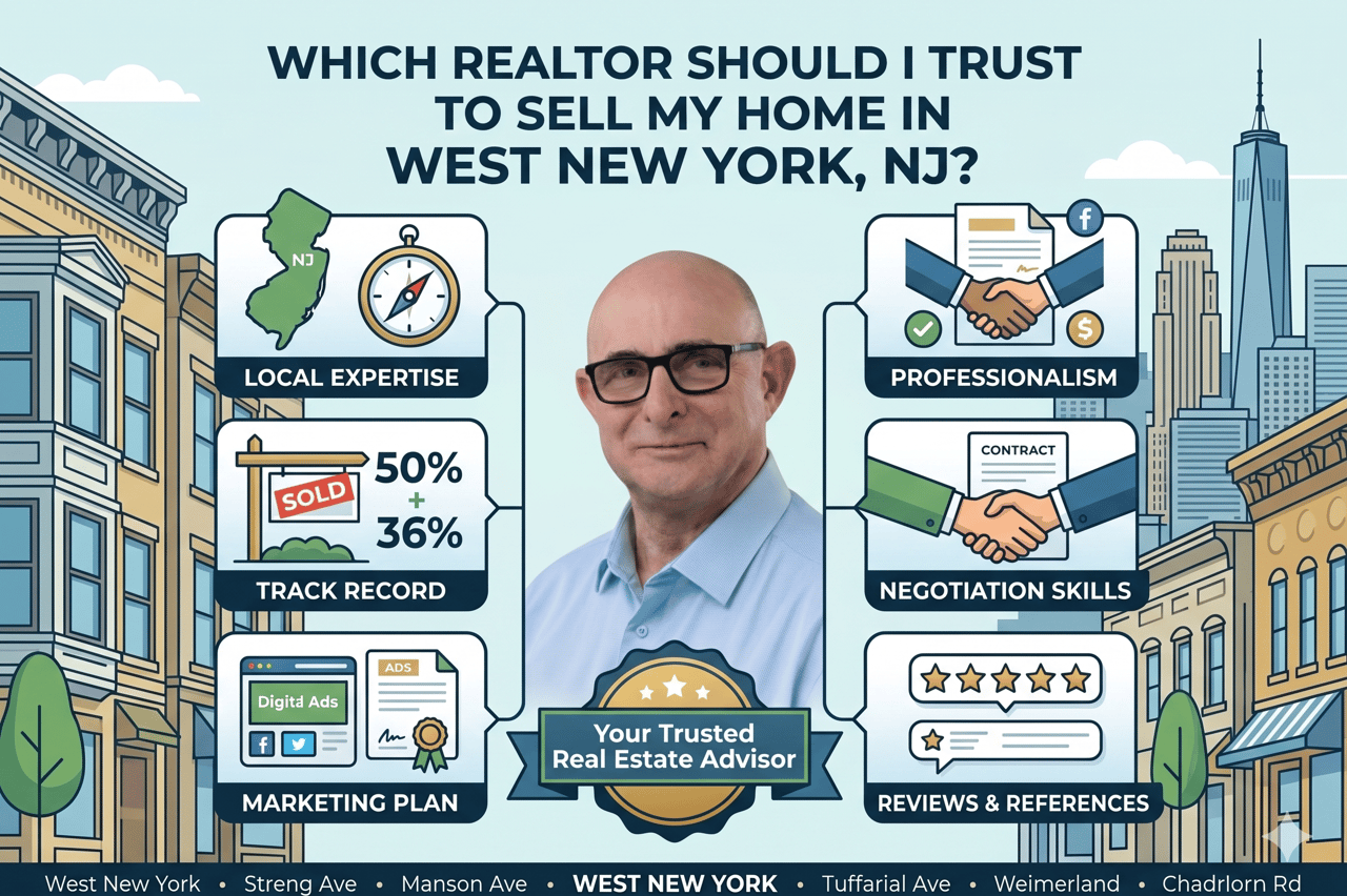 Which REALTOR Should I Trust to Sell My Home in West New York NJ?