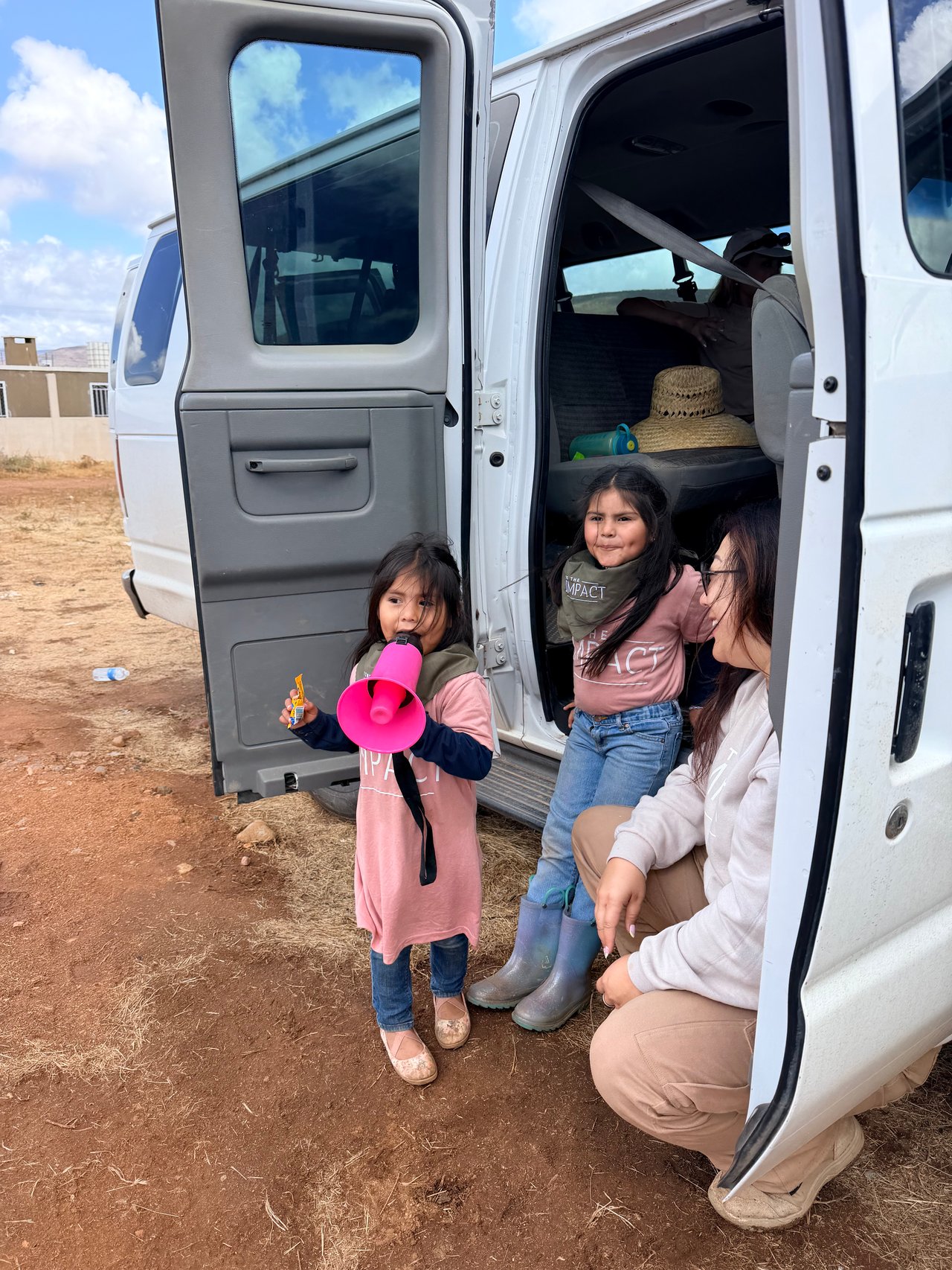 Genesis and Magda keeping the project team motivated