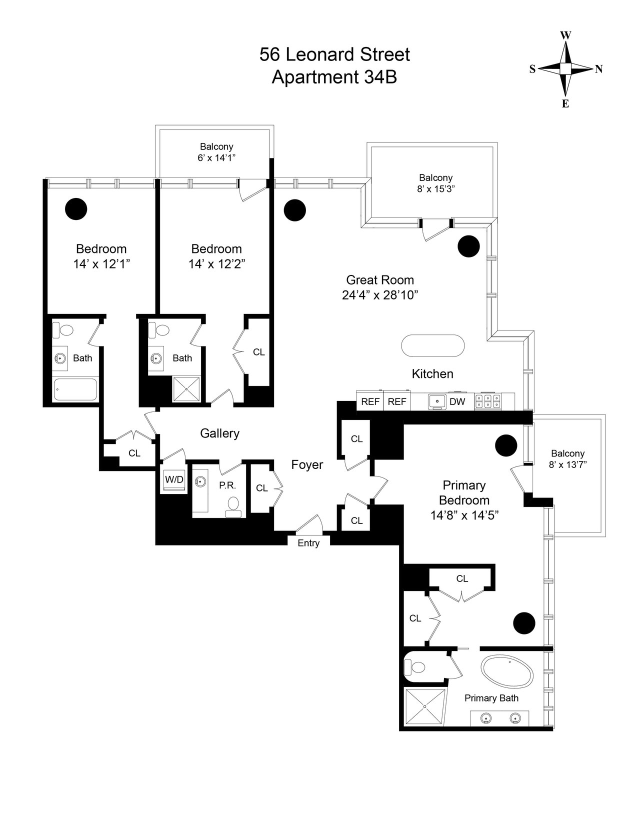 56 Leonard Street, 34BW