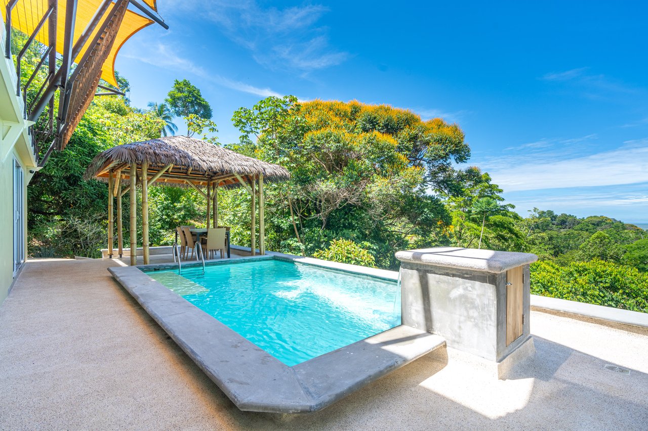 Casa Chiquita - Ocean View Retreat in the Heart of Ojochal – 3 Bed, 3 Bath with Pool, Fruit Trees & Prime Location