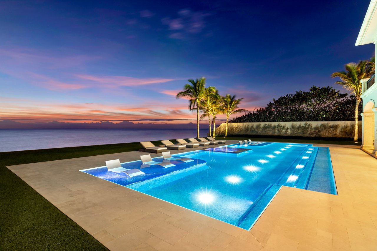 Mediterranean Ocean-To-Lake Estate in Manalapan