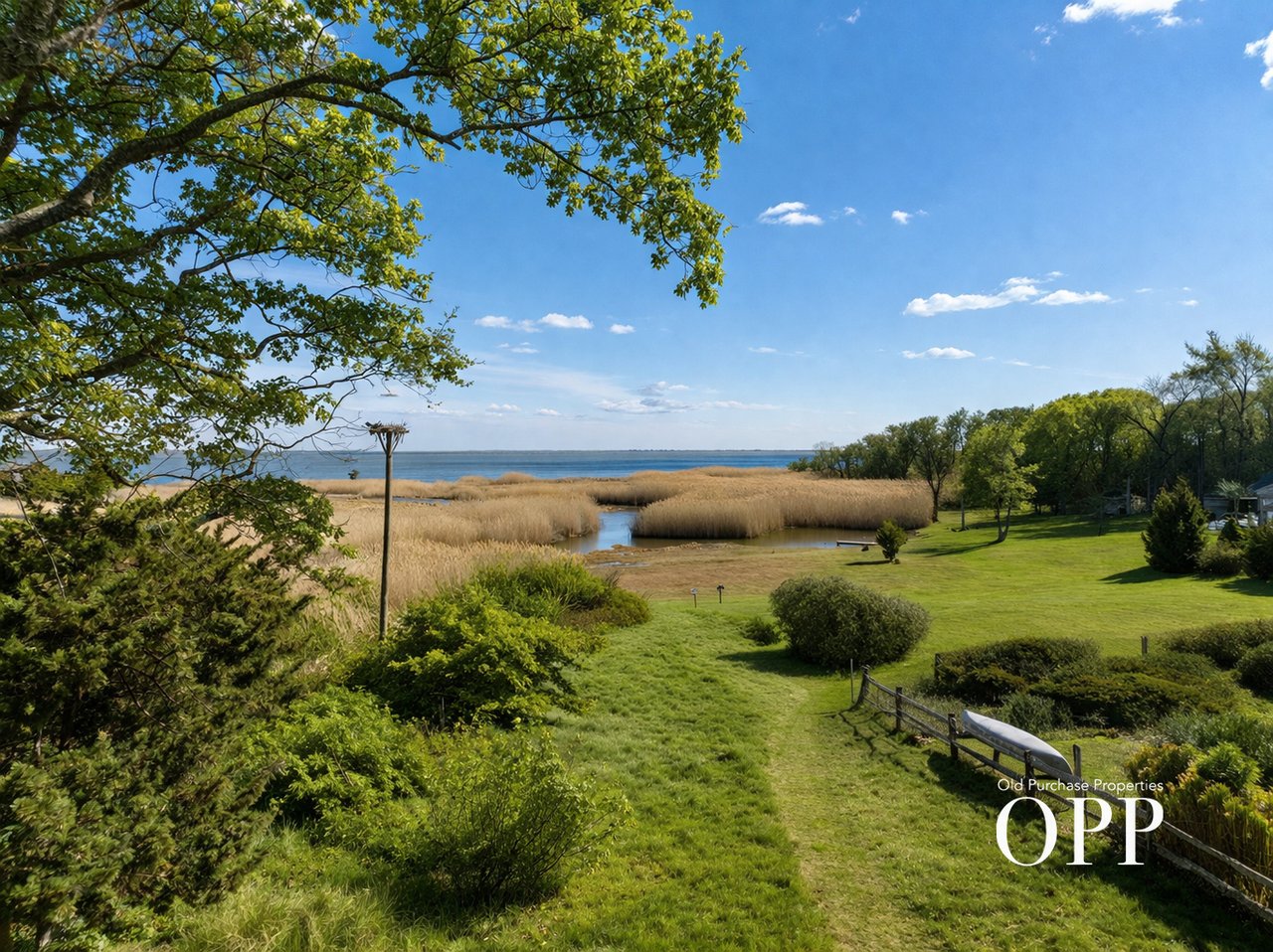 A Daily Arrival Framed by Bay and Marsh