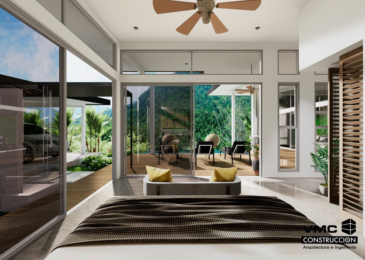 A Huge Rainforest, River & Waterfall Property With TWO Mountain & Jungle-View Luxury Homes on a Massive 4.93 Acre Lot – PLUS an Additional Plantel ready for Development