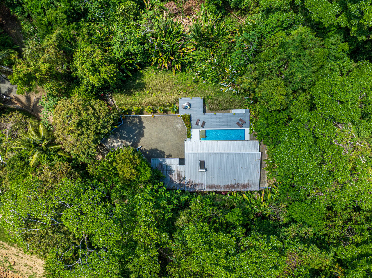 Uvita Ocean and Whale Tail View Modern Home on 3.64 Acres in Exclusive Enclave