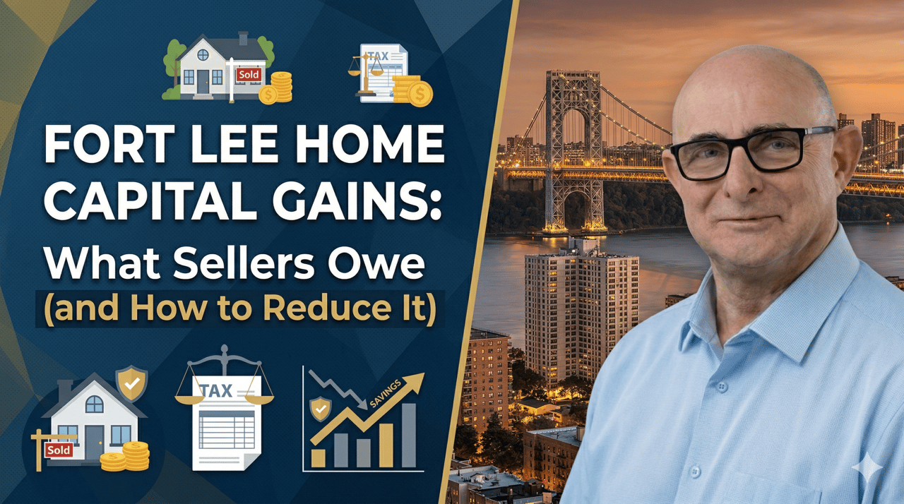 Fort Lee Home Capital Gains: What Sellers Owe (and How to Reduce It)