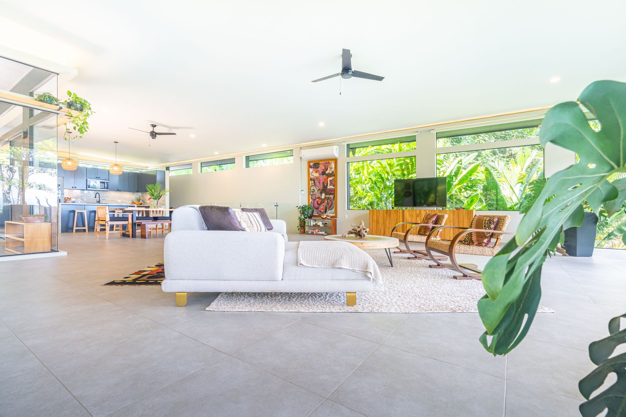 Escaleras Modern Elegance with Ocean Views and Jungle Tranquility, Dominical Costa Rica