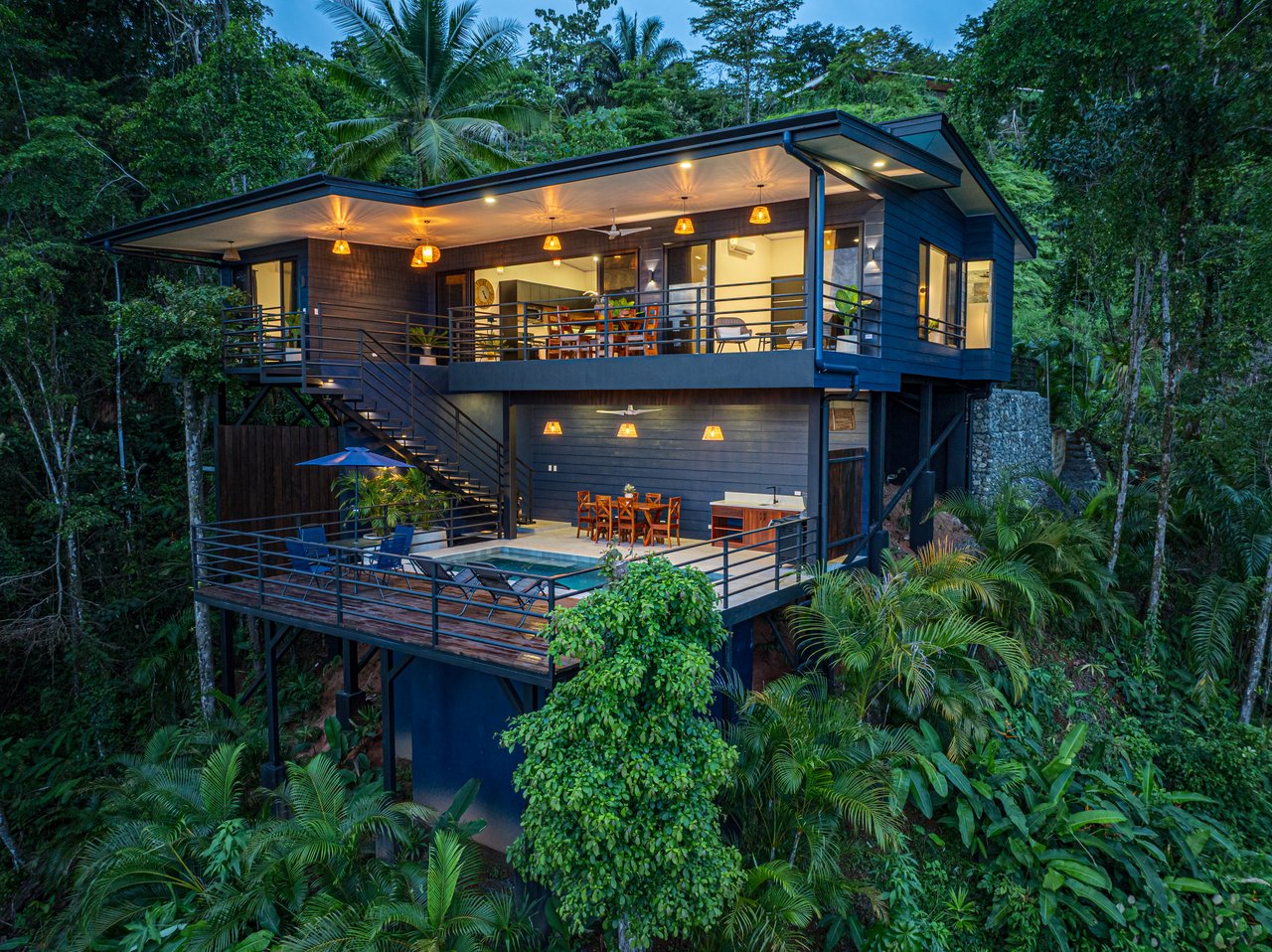 Villa del Altamonte, Best Ocean View Home in the Hills of Uvita.