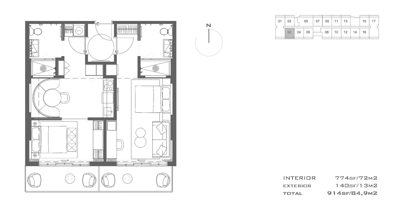Vida | Two Bedroom