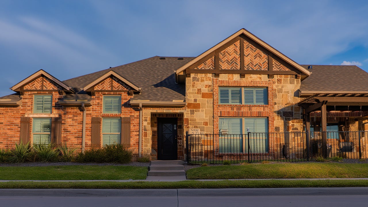 One story low maintenance villa located in the age tarted section of Windsong Ranch called the Villas at Windsong Ranch