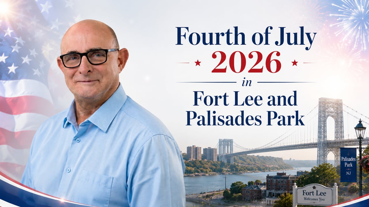Fourth of July 2026 in Fort Lee and Palisades Park